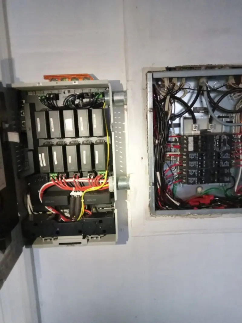Electrical panel upgrade completed for Carbon Monoxide Detector Installation in Woodland